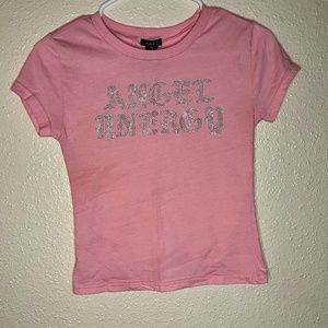 PINK ANGEL ENERGY CROPPED SHIRT
